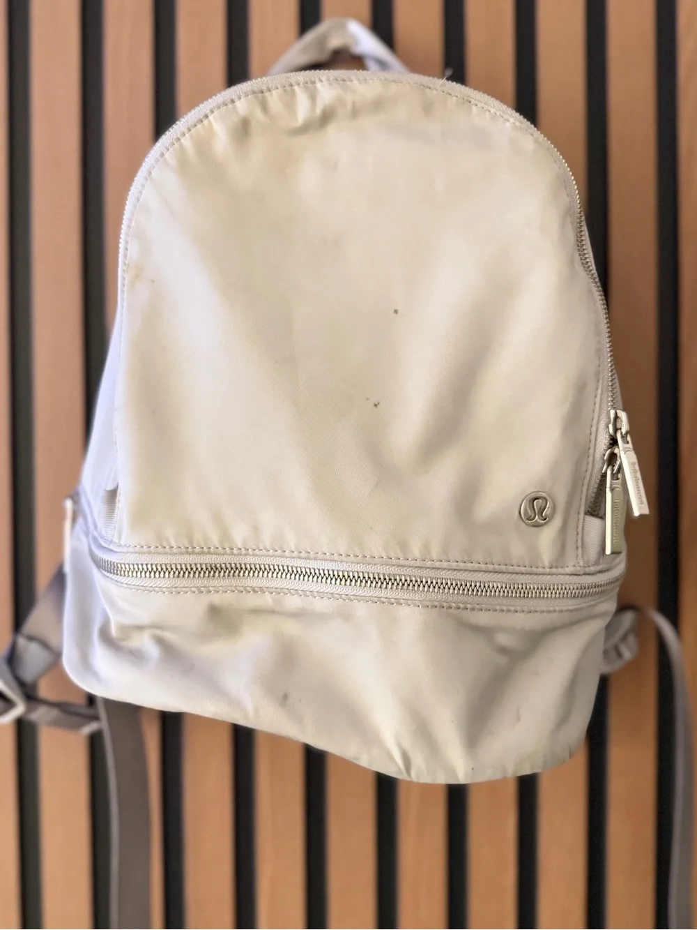 Lululemon Light Beige Mini Backpack
